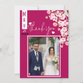 フラワーワインに感謝 サンキューカード (正面)