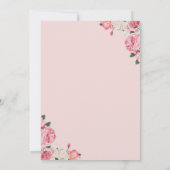 フラワーワイングラス母の日ブランチ 招待状 (裏面)