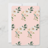 フラワーワインブランチ&バブリー 招待状 (裏面)