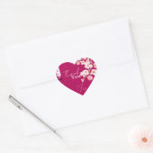 フラワーワイン ハートシール (封筒)