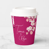 フラワーワイン 紙コップ (正面)