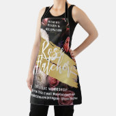 フラワーワークショップブラック金ゴールド エプロン (インサイチュ)