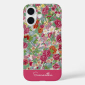 フラワーヴィンテージパターン iPhone / iPadケース Case-Mate iPhoneケース (裏面)