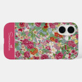 フラワーヴィンテージパターン iPhone / iPadケース Case-Mate iPhoneケース (裏面 (横))