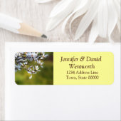 フラワー住所 シールホワイトドッグウッド ラベル (インサイチュ)