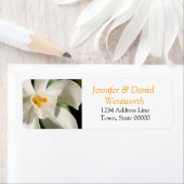 フラワー住所 シールホワイトリリー ラベル (インサイチュ)