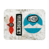 フラワー冷凍機の磁石を持ってきた マグネット (横)