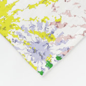 フラワー動揺してバーストシェルパブランケット フリースブランケット (角)