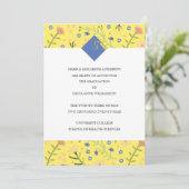 フラワー卒業式のご案内 招待状 (スタンド正面)