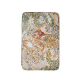 フラワー女神アールヌーボー バスマット (正面縦)