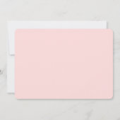 フラワー婚約パーティの招待 招待状 (裏面)