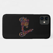 フラワー式モータースクーター自動二輪車 Case-Mate iPhoneケース (裏面(横))