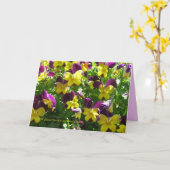 フラワー引用文カード カード (黄色い花)