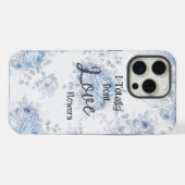 フラワー携帯ケース iPhoneケース (裏面横)
