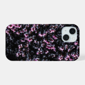 フラワー携帯ケース iPhone 15ケース (裏面横)