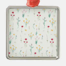 フラワー春植物学フローラ メタルオーナメント