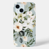フラワー柄スマホケース Case-Mate iPhoneケース (裏面)