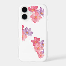 フラワー柄携帯ケース お花のスマホカバー