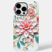フラワー柄携帯ケース Case-Mate iPhoneケース (裏面)