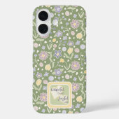 フラワー柄 感謝の心 喜びに満ちた暮らし iPhoneケース Case-Mate iPhoneケース (裏面)