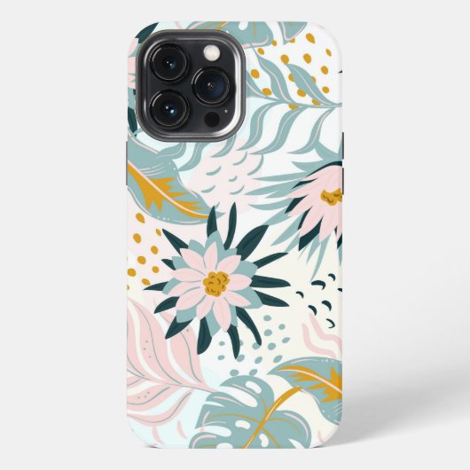 フラワー柄 Case-Mate iPhone カバー (裏面)