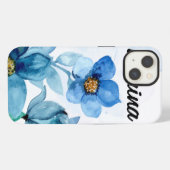 フラワー柄 Case-Mate iPhone カバー (裏面横)