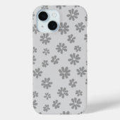 フラワー柄iPhoneケース - エレガントな花のデザイン Case-Mate iPhoneケース (裏面)