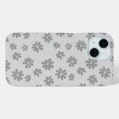 フラワー柄iPhoneケース - エレガントな花のデザイン Case-Mate iPhoneケース (裏面 (横))
