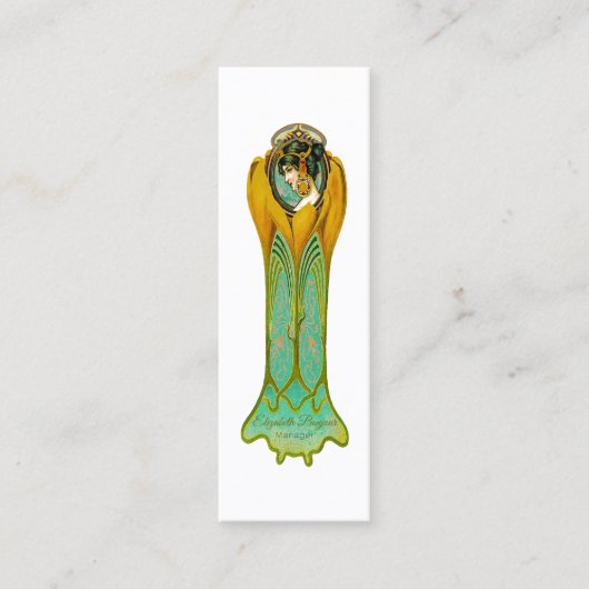 フラワー歓喜- スキニー名刺 (正面)