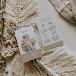 フラワー気につるラベルフローリスト