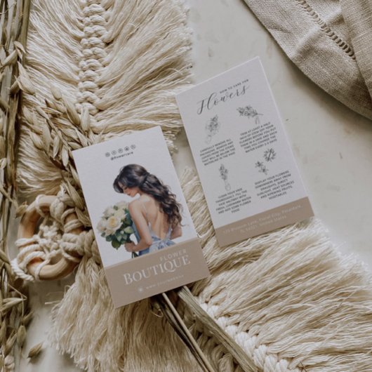 フラワー気につるラベルフローリスト