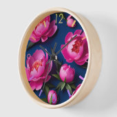 フラワー牡丹紙折り紙スタイルWC03時計 壁時計 (傾斜)