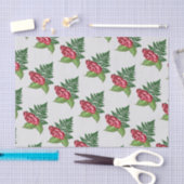 フラワー独身の&シダティッシュペーパー 薄葉紙 (クラフト)