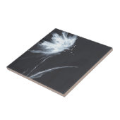 フラワー白黒ミニマル タイル (側面)