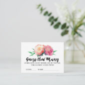 フラワー素朴は、ゲームのカードの数を推測するキス エンクロージャーカード (スタンド正面)