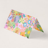 フラワー結婚のテーブル番号 (裏面)