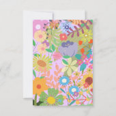 フラワー結婚ズ サンキューカード (裏面)