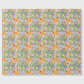 フラワー結婚ズ ラッピングペーパー (フラット)