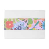 フラワー結婚ズ 招待状ベリーバンド (裏面例)