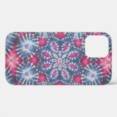 フラワー絞り染め Case-Mate iPhoneケース (裏面 (横))