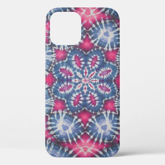 フラワー絞り染め Case-Mate iPhoneケース (裏面)