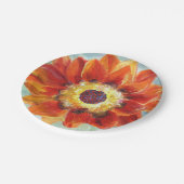 フラワー絵を描ズウイングカスタム紙プレート7 in ペーパープレート (アングル)