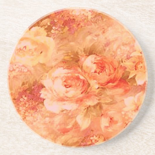 フラワー絵画ズコースター コースター (正面)