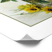 フラワー絵画ズバイポールデロンプレファインアートプリント ポスター (角)