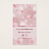 フラワー花びらフェイクフォイルのパッケージインサート (裏面)