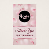 フラワー花びらフェイクフォイルのパッケージインサート (正面)