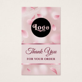 フラワー花びらフェイクフォイルのパッケージインサート