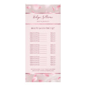 フラワー花びらフェイクフォイル価格リストラックカード ラックカード (正面)