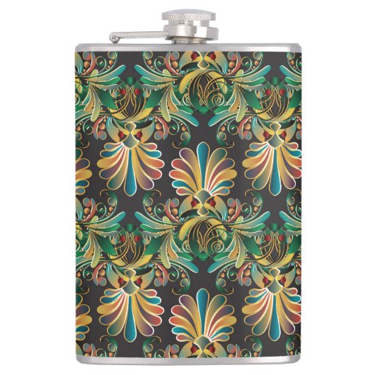 フラワー華美ラグジュアリー壁紙 フラスク (正面)