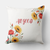 フラワー装飾用クッション – リビングルーム&ベッドルームデコール クッション (正面)